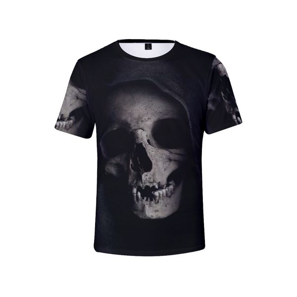 Diseñador Camisetas Hip Pop Street Camisetas casuales Verano Esqueleto Camiseta Hombres Moda Cool Skulls Impreso en 3D Camisetas de manga corta Tops Camisetas Ropa