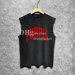 Zomer mouwloos vest mannen tanktops luxe designer tops outdoor lopen snel drogende vest basketbaltanks skateboard tops voor jongere