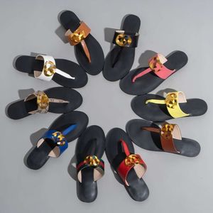 Tongs d'été en filet rouge G pour femmes, pantoufles de mot de famille, chaussures de plage, sandales à bout clipsé, 10 couleurs