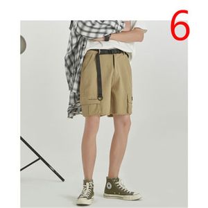 Été couleur unie lâche shorts hommes section mince pantalons de plage tendance décontracté cinq 220425