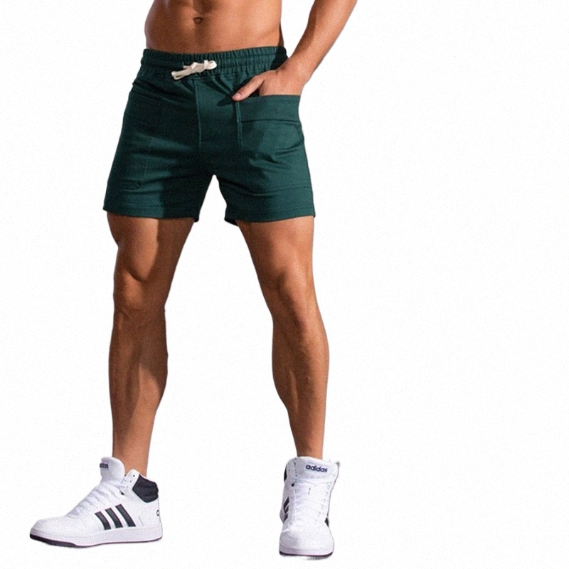 Летние спортивные баскетбольные шорты для мужчин Cott Gym Shorts Быстросохнущие шорты для бега Crossfit Карманные повседневные спортивные штаны Мужская одежда 097T #