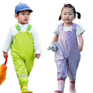 Summer Spring Baby and Girls Boys Pu Bodysuit Pu Bodysuit para una sola capa Aviso de lluvia transpirable Ajustado de niños 1-8 años 240516