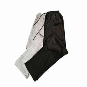 Verano Primavera Invisible Cremallera Abierta Entrepierna Hombres Pantalones Deportes Casual Negro Tallas grandes Pantalones sueltos a4B5 #