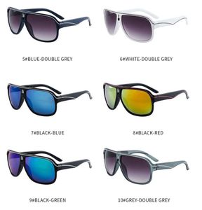 Summer Spring Man Fashion Driving Gafas de sol Gran cuerpo Ejercicio al aire libre Mujer Gasos de playa Agitación de gafas de sol específicas unisex con viento yeglas 10colors