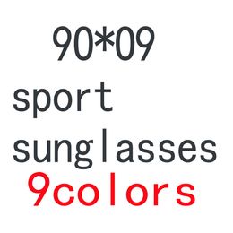 Summer Spring Man Sport Driving Sunglasses Femme Outdoor, moto, objectif éblouissant, demi-cadre, mannequin, voyage, ski, lunettes de vent de vent 9Colors Small