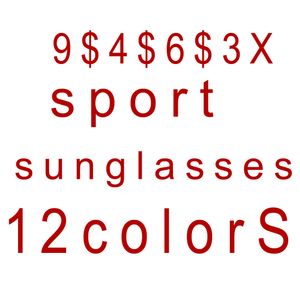 Summer Spring Man Sport Driving Sunglasses Femme Outdoor, moto, objectif éblouissant, demi-cadre, mannequin, voyage, ski, lunettes de vent de vent