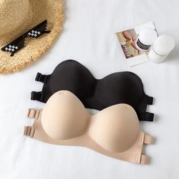 Summer sans bretelles Bras de soutien-gorge Bandage design sexy tops de poitrine fil gratuit et brasie respirant Solid Invisible soutien