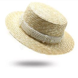 Summer Straw Hat For Girl Big Wide 7cm Brim Jazz Hat Beach Women Sun Hat Holiday Bonnet Derby Cap