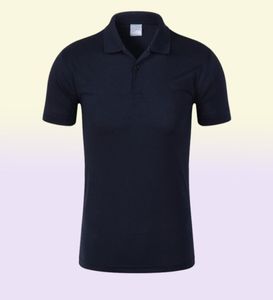 Style d'été noir marque classique à manches courtes Polo couleur Pure décontracté hommes revers Top9284191