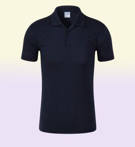Style d'été noir classique marque à manches courtes Polo couleur Pure décontracté hommes revers Top6783140