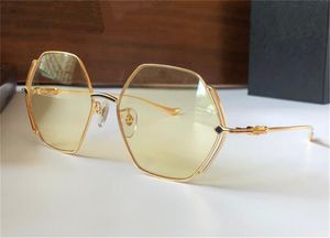 Lunettes de soleil de design de mode de style d'été BABY BITC cadre en métal hexagonal lunettes de protection uv400 extérieures simples et polyvalentes avec boîte