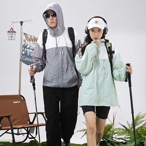 Manteau de protection solaire d'été pour hommes et couples, vêtements de pêche en plein air pour jeunes