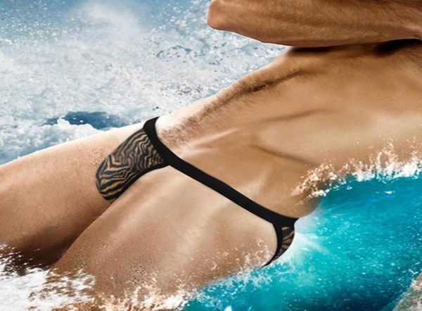 Été Swim String Briefs Sexy Taille Basse Hommes G String Maillots De Bain En Nylon À Séchage Rapide Natation Surf Trunks Élastique Bikini Spa Maillots De Bain Me4305242