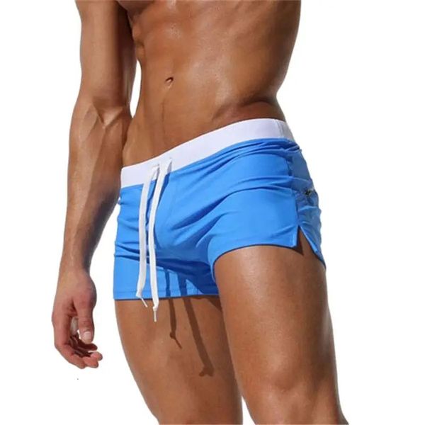 Summer Swimwear Men Swimsuit Maillot de Bain Boy Trajes Boxer Shorts Trunks Surf Banadores Mayo Sungas 240407