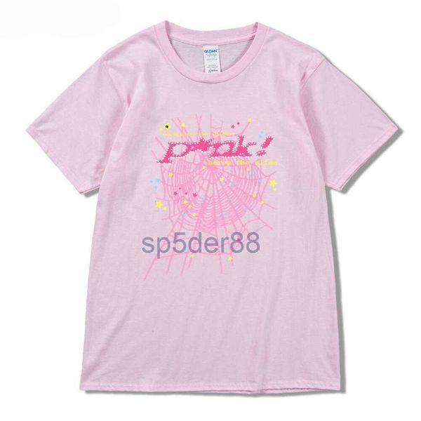 Été T Marque Chemises Hip Hop Singer Y2k Sp5der 555555 T-shirt De Luxe Hommes Femmes Tops T-shirts Designers Spider Web T-shirts Couples À Manches Courtes Mode T-shirts Z70i N9H5