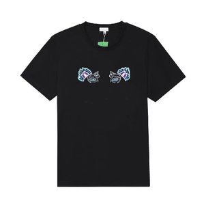 Zomer T-shirt Animal Head Letters Borduurwerk mannen T-shirts mode mode korte mouw vrouwen t-shirt streetwear S-2xl multi-stijl