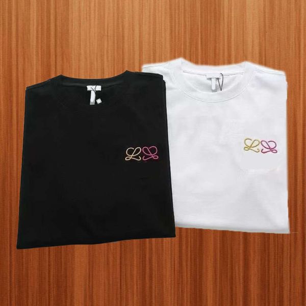 T-shirt d'été Designer T-shirt Men Femmes Colorful brodery Graphic Tee Tee Tee Casual Plus Taille Shirt