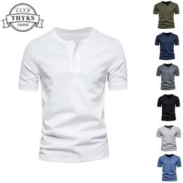 T-shirt d'été hommes coton hommes T-shirts à manches courtes simple ligne de conception créative impression croisée T-shirts décontractés hommes top t-shirts S-5XL 240202