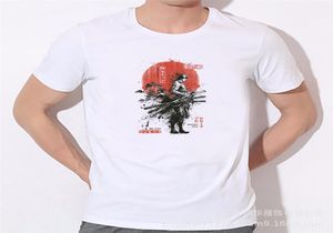 T-shirt d'été Men One Piece Zoro Samurai Wano Kuni Arc Cartoon Tshirt Short Sorcot