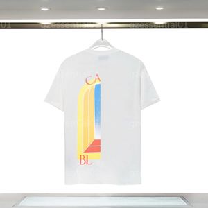 Camisetas de verano para hombre, camiseta casablancas, camiseta para mujer y hombre, camiseta informal con estampado de letras de dibujos animados, ropa de mujer, camiseta informal con letras para hombre, camiseta CASA de gran tamaño w4