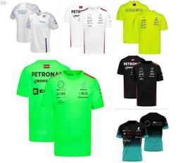 T-shirts d'été à manches courtes pour hommes, T-shirt de course F1 de l'équipe de plein air, du même Style, personnalisé, 2023