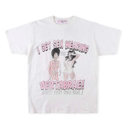 Zomer T-shirts Tees Korte Mouw Tee Wervels Sex Gril Print Suprior T-shirts Tops Katoen Hip Hop Casual Tee