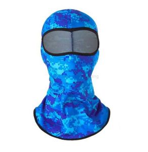 Été Tactique Militaire Balaclava Cap Cyclisme Runing Ski Armée Capuche Écharpe Snowboard Vélo Sports Camo Masque de protection intégral Casque Doublure Caps pour Hommes Femmes