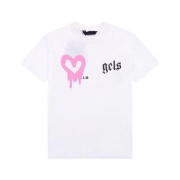 T-shirts d'été Plam T-shirts pour hommes Femmes Angels Designers Chemises Tops à la mode Mans Casual Coton Lettre Chemise Shorts Manches T-shirts surdimensionnés zn