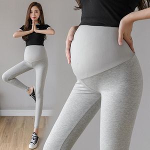 Summer Thin Cotton Maternity Legging Yoga Sports Casual Skinny Pants Clothes For Pregnant Women High Waist Belly Pregnancy Bottoms