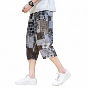 zomer dunne linnen shorts heren losse fi grote maat zeven cent broek tij hoge kwaliteit casual broek rijbroek strandbroek 27Dk #