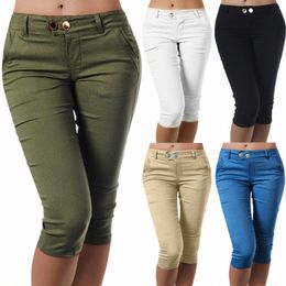 Summer Thin Slim Cargo Shorts pour femmes Multi Pocket Pantalons Sports de plein air Casual Cinquième pantalon court Salopette Ropa Mujer h1Ml #