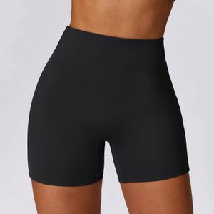 Zomer strakke solide kleuren shorts Spandex vrouwen zachte trainingen panty scrunch butt fitness outfits yoga broek sportschool slijtage 240516