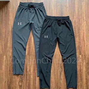 Zomertrend dunne merkontwerper ua heren snel drogen training casual training sportkleding broek fitness lopende ademende kleine voet ritssluiting joggers lange broek