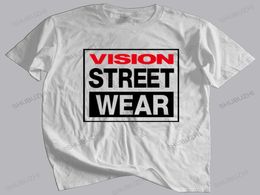 Zomer T-shirt Mannen Merk Teeshirt Vintage Skate Vision Street Wear Tee Shirts Retro Heren Euro Maat Tops6333955