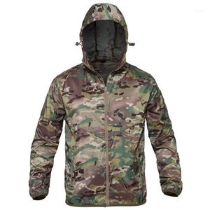 Été Ultra léger mince veste tactique vêtements armée Camouflage Protection UV imperméable crème solaire Militar1