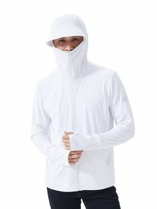 Zomer UPF 50 + UV Zon Protecti Huid Jassen Mannen Ultralichte Sportkleding Capuchon Uitloper Mannen Windjack Casual Jassen o5z0 #