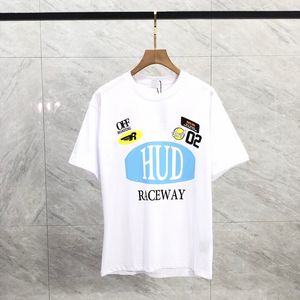 Summer USA 23FW Miami Racing Raceway Tee Moda para hombre Camiseta de manga corta Mujer Ropa Casual Camisetas de algodón