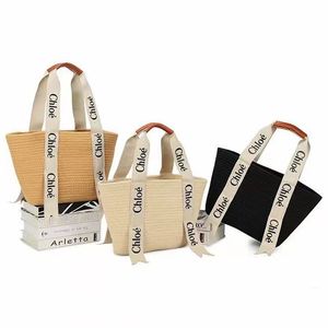 Vacances d'été Plage grand Woody Tissage de paille Sacs à bandoulière Panier pour femme Totes sac à main pour homme Sac de créateur dame luxe seau voyage Cross body clutch fashion bags