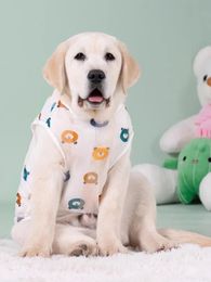 Gilet d'été pour les grands chiens moyens de refroidissement des vêtements pour animaux