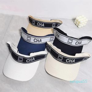 Visor Summer Caps Fashion Letter Street Chapeaux Golf Cap pour hommes Femmes Place Sun Sun 5 Couleurs