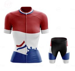 Conjunto de Jersey de ciclismo para mujer de verano, ropa de bicicleta de carretera MTB, ropa transpirable para bicicleta de montaña de los Países Bajos, conjunto de ciclismo de secado rápido8266033