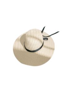 Sombreros de playa de verano para mujer, sombreros de paja con cúpula para viajes al aire libre, sombreros plegables de ala ancha y grande para adultos 29451483234877