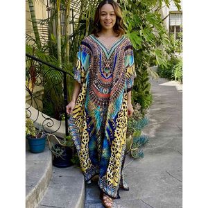 Été femmes maillots de bain robe de bain maillot de bain maillot de bain couvrir Bikini Wrap plage femme tunique Caftan Sarong Q1199 210420