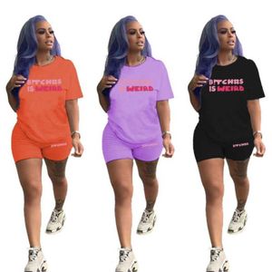 Été Femmes Vêtements Designer Casual Survêtements Actifs Deux Pièces Ensemble 2023 T-shirt Shorts Costume Costume De Sport Grandes Tailles 3xl 4xl 5xl 5 Couleurs