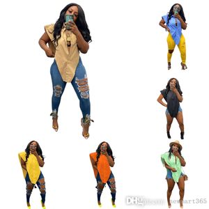 Été femmes Designer T-Shirts couleur unie Sexy Blouse poitrine mode débardeur personnalisé porter chemise grande taille vêtements