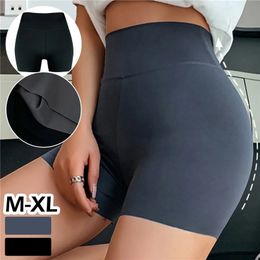 Verano Mujeres Cintura alta Levantamiento de glúteos Deportes Pantalones cortos Estiramiento QuickDrying Pantalones cortos de yoga transpirables Medias atléticas 240322