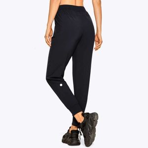 Femmes d'été LU Pantalons de jogging légers Pantalons de survêtement de course à séchage rapide Pantalons de survêtement d'entraînement athlétique - Pantalons de 27,5 pouces Pantalones