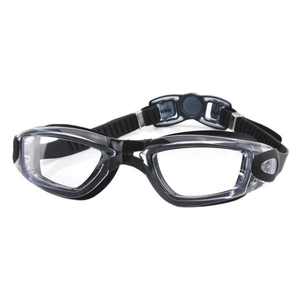 Été femmes hommes lunettes de natation myopie lunettes de plongée professionnelles Anti-buée dioptrie lentille claire lunettes de piscine avec boîte en plastique 240119