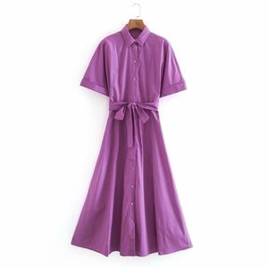 Zomer vrouwen poplin shirts jurk korte mouw sjerpen vlinderdas casual es vrouwelijke elegante straat mode vestidos 210513