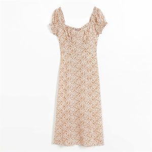 Vestido de mujer de verano Flor casual impreso Vestidos delgados Jupe Boho Robe Ella en Vadi M Boheme Chic Blusas Feminina 210520